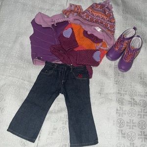 American Girl snow outfit